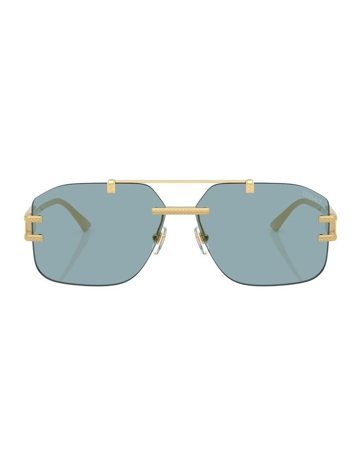 Metal Sunglasses in Gold image 1