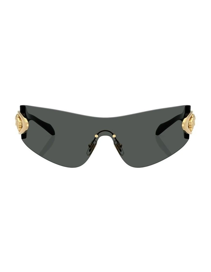 Metal Sunglasses in Grey image 2