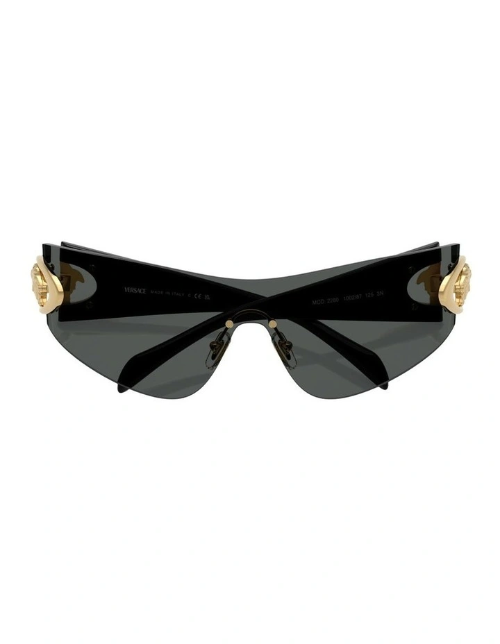 Metal Sunglasses in Grey image 4