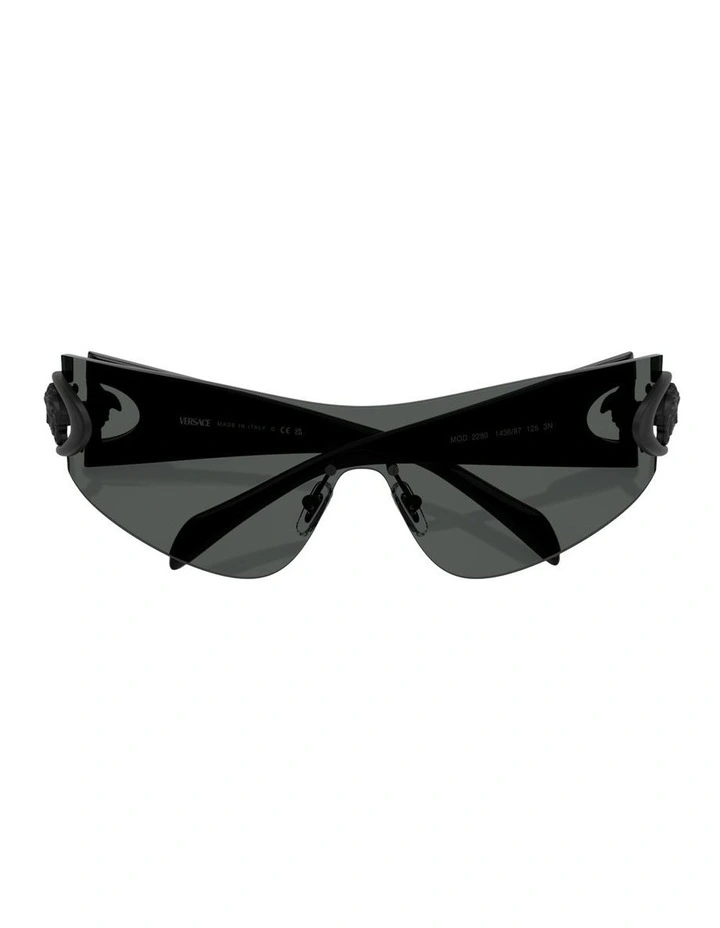 Metal Sunglasses in Grey image 4