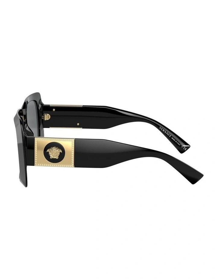 Acetate Sunglasses in Black image 2