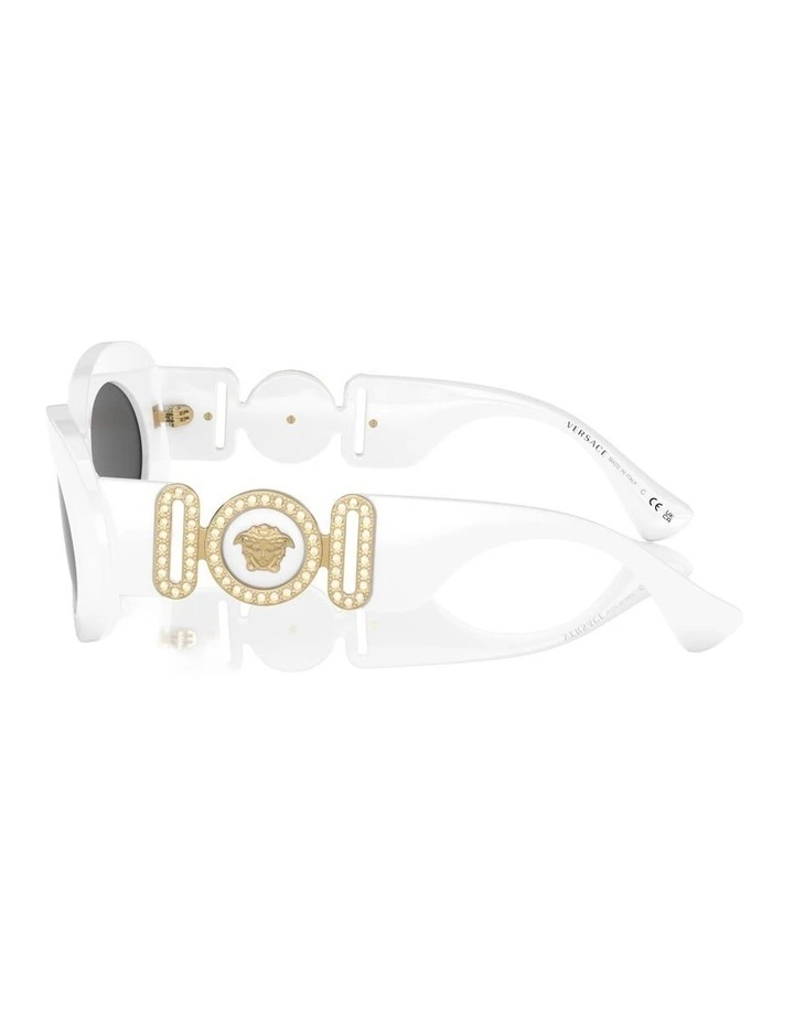 Acetate VE4426BU Sunglasses in White image 3