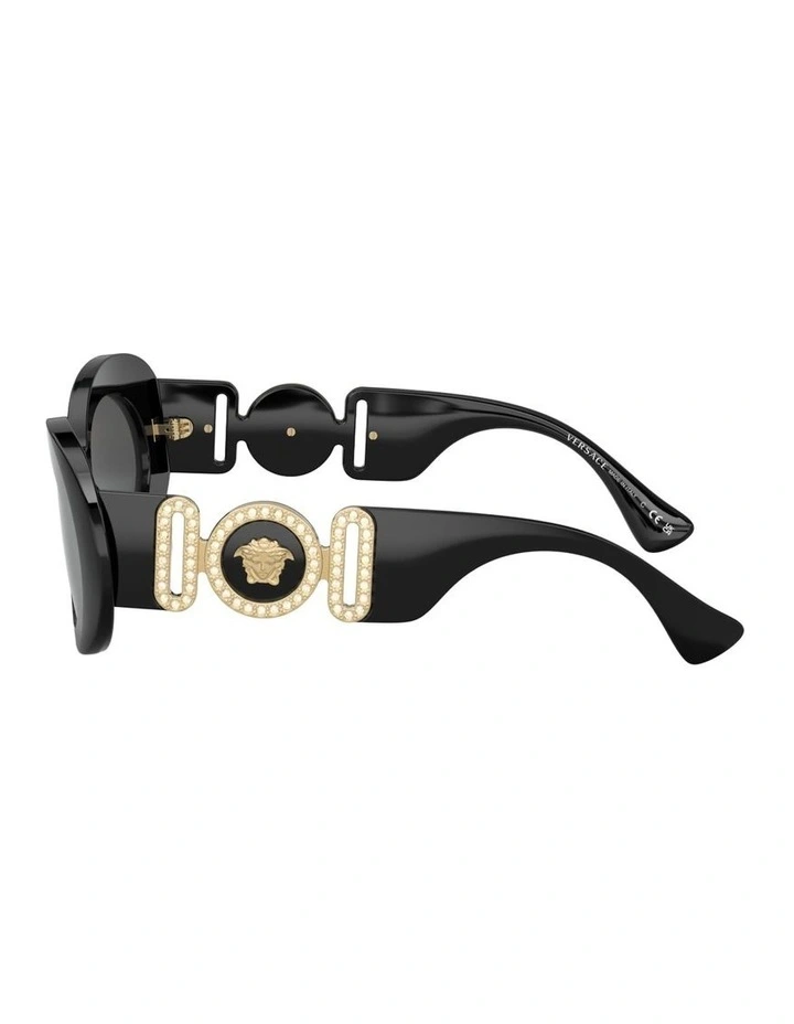 Acetate VE4426BU Sunglasses in Black image 3