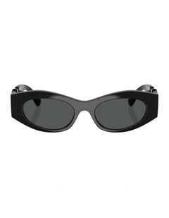 Injected Sunglasses in Black