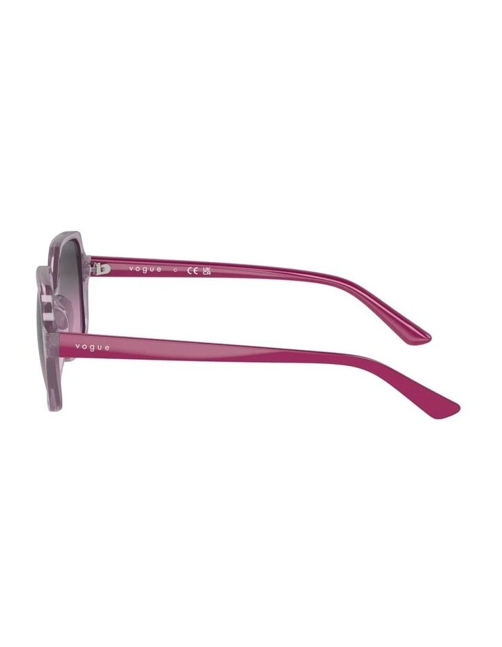 Injected Sunglasses in Pink image 3