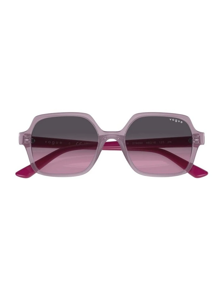 Injected Sunglasses in Pink image 4