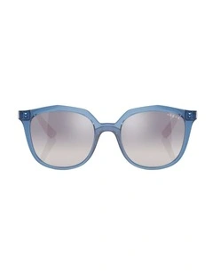Kids Injected VJ2016 Sunglasses in Blue