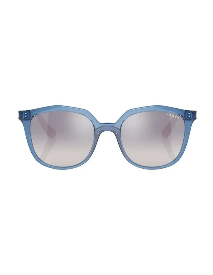 Kids Injected VJ2016 Sunglasses in Blue image 1