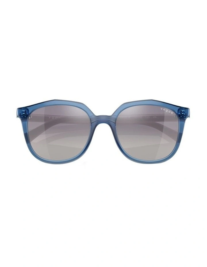 Kids Injected VJ2016 Sunglasses in Blue image 3