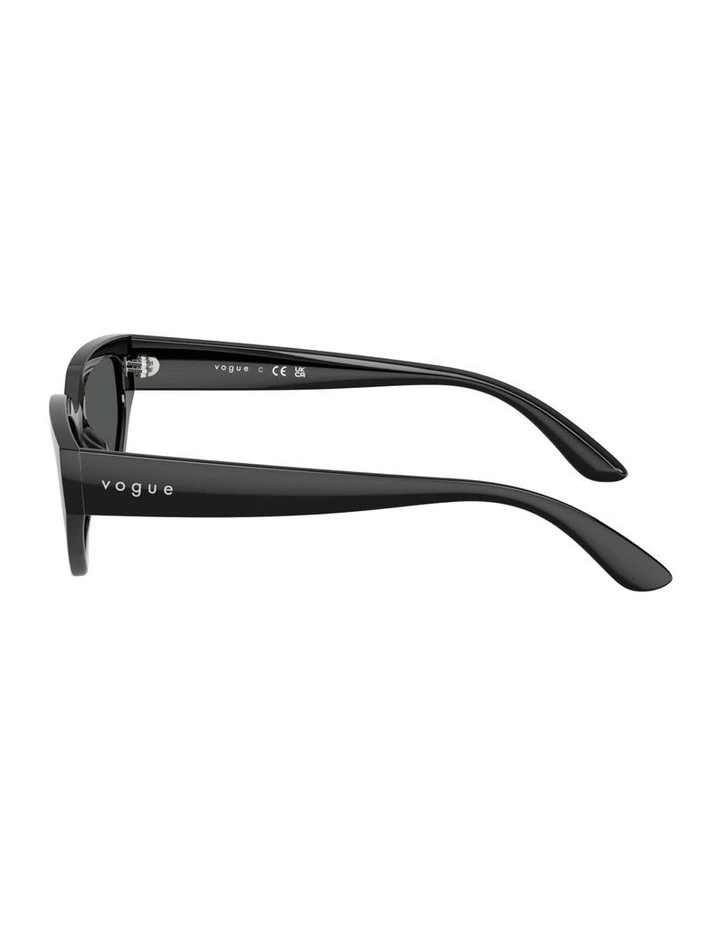 Nylon Sunglasses in Black image 2