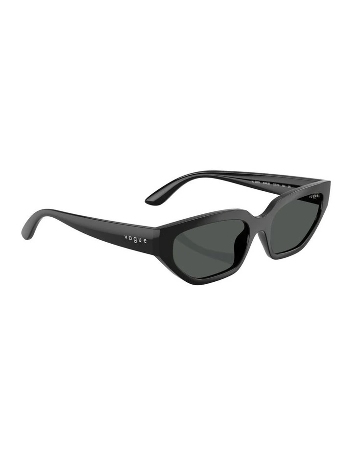 Nylon Sunglasses in Black image 5