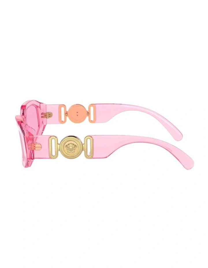Kids Acetate Sunglasses in Pink image 2