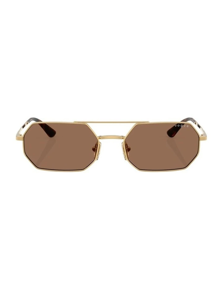 Metal Sunglasses in Gold image 1