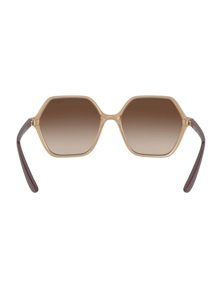 Injected VO5361S Sunglasses in Brown image 2