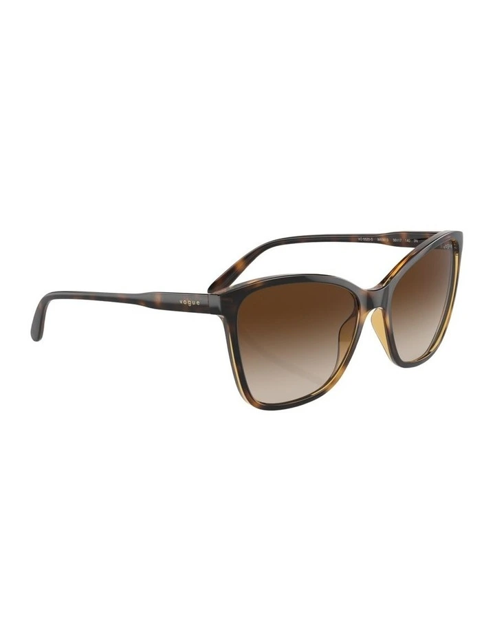Nylon VO5520S Sunglasses in Brown image 4