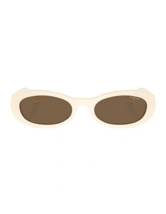 Acetate Sunglasses in White