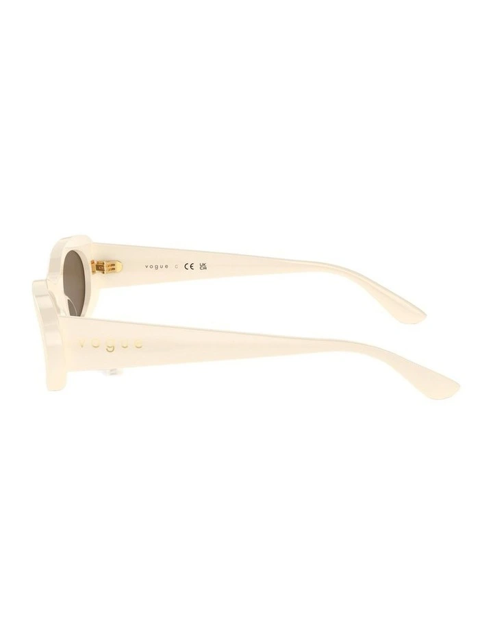 Acetate Sunglasses in White image 2