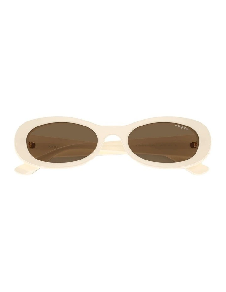 Acetate Sunglasses in White image 4