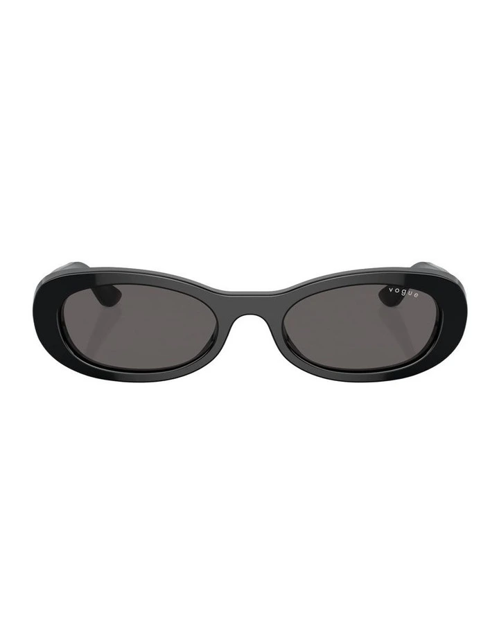 Acetate Sunglasses in Black image 2