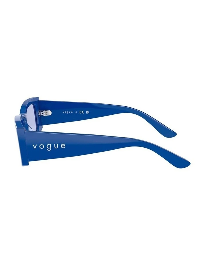 Acetate Sunglasses in Blue image 2