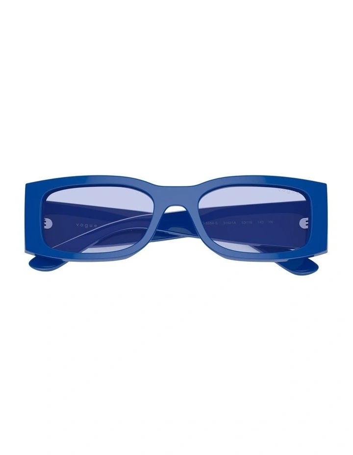 Acetate Sunglasses in Blue image 3