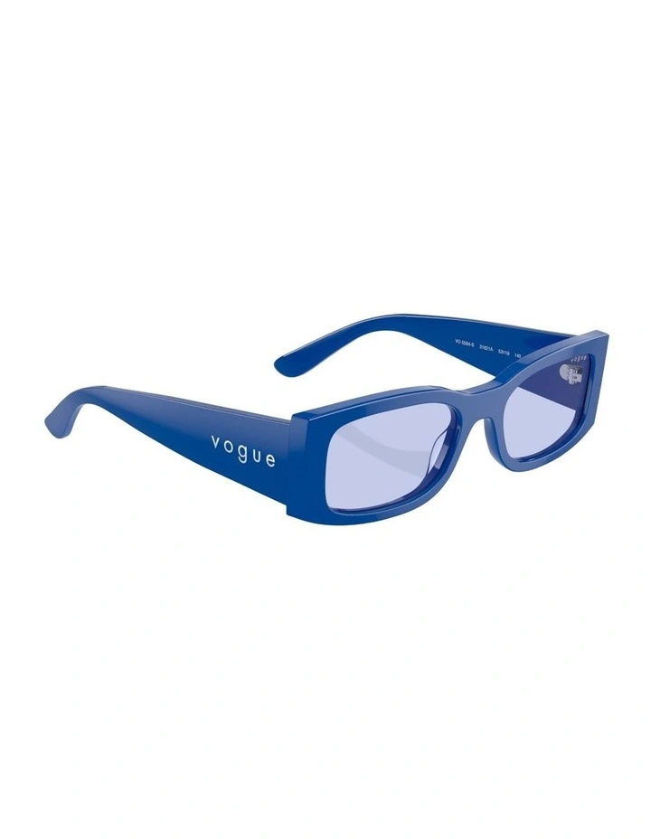 Acetate Sunglasses in Blue image 4