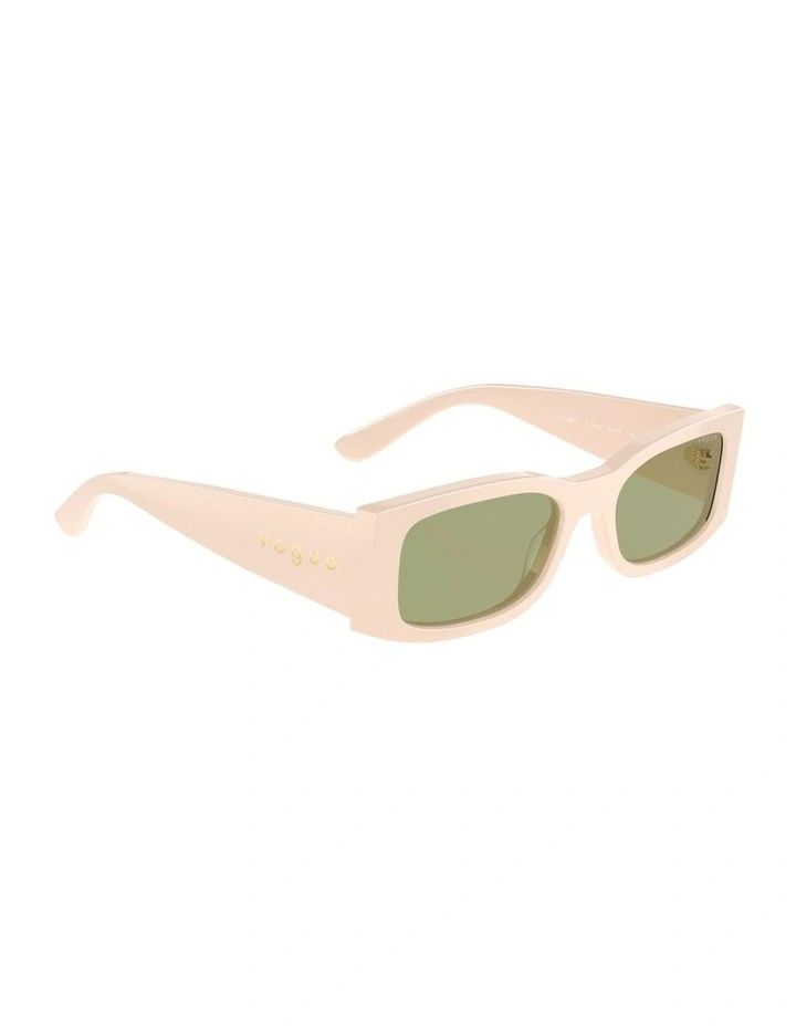Acetate Sunglasses in Beige image 5