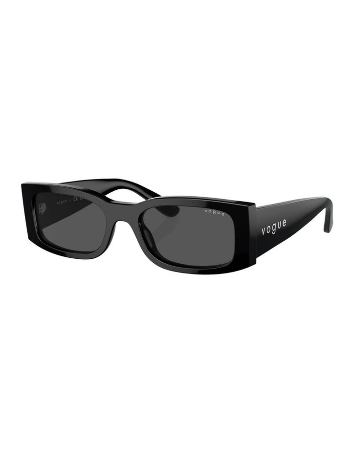 Acetate Sunglasses in Black image 1