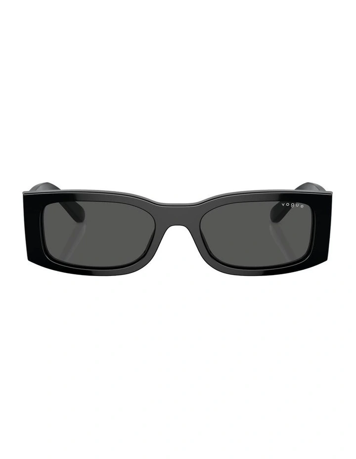 Acetate Sunglasses in Black image 2