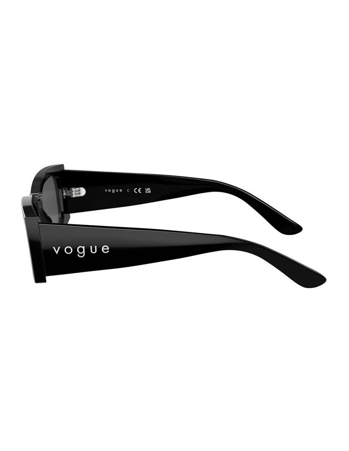 Acetate Sunglasses in Black image 3
