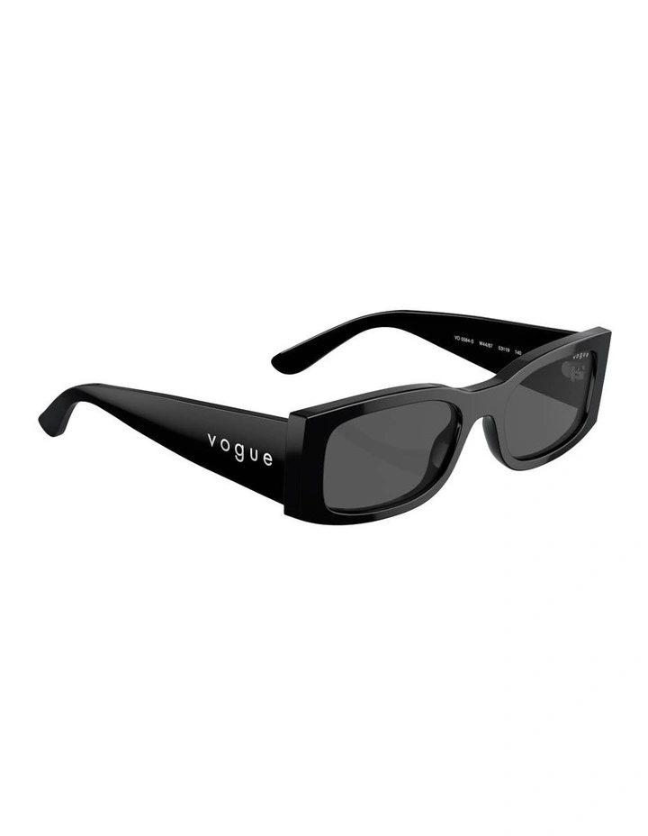 Acetate Sunglasses in Black image 5