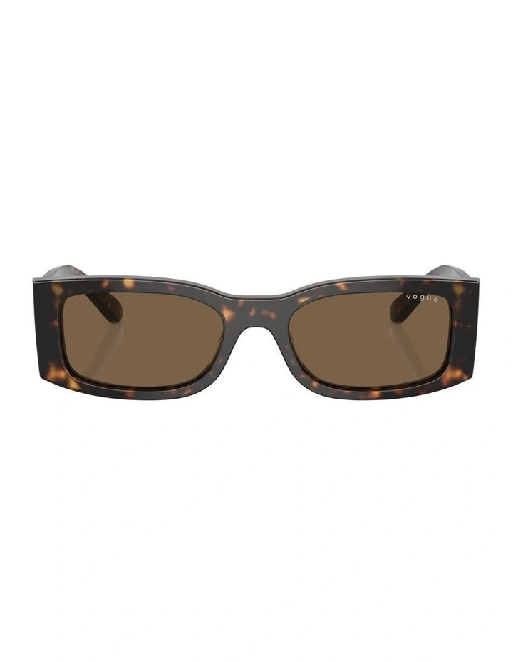 Acetate Sunglasses in Brown image 2