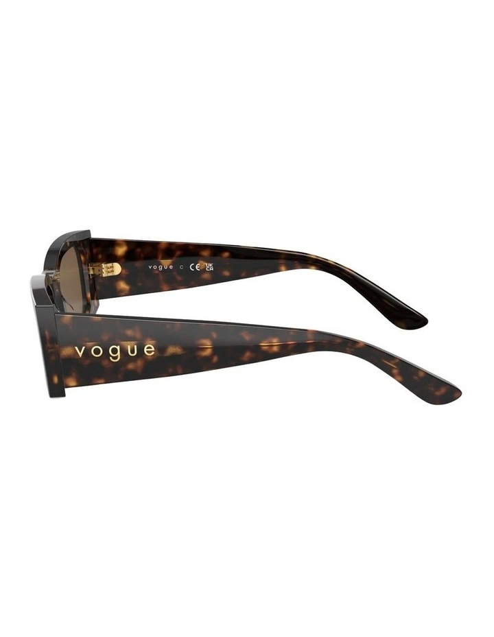 Acetate Sunglasses in Brown image 3