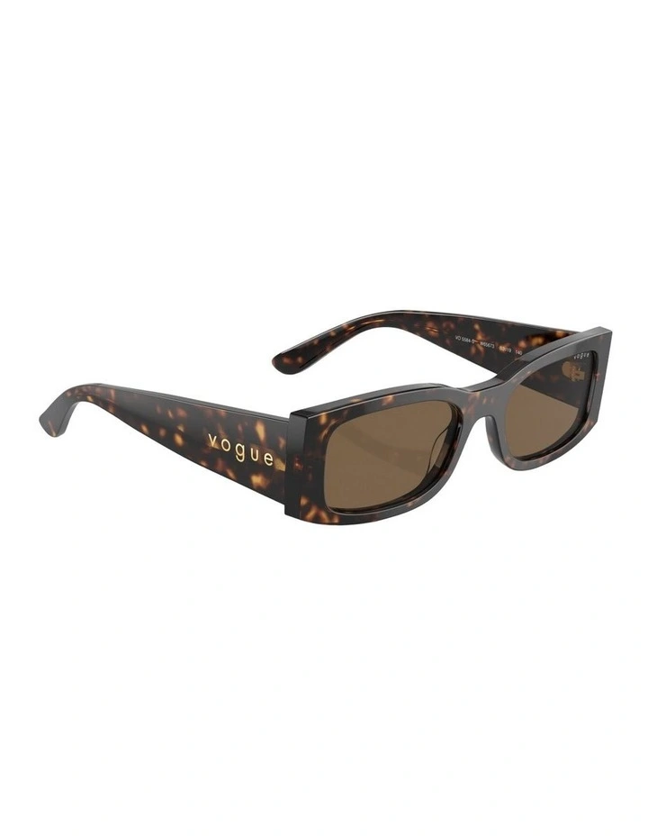 Acetate Sunglasses in Brown image 5