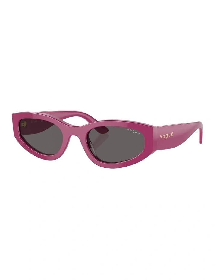 Acetate Sunglasses in Pink image 1