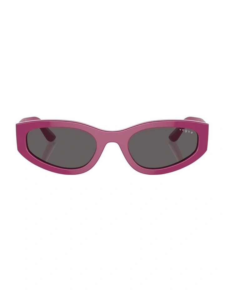 Acetate Sunglasses in Pink image 2