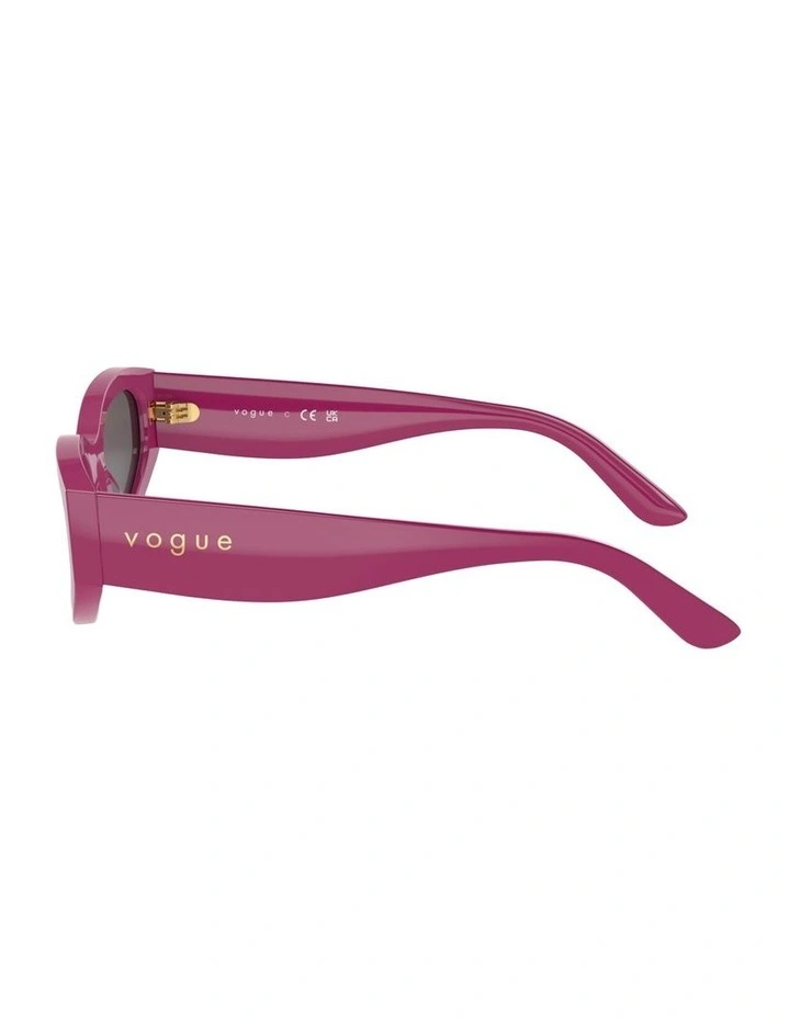 Acetate Sunglasses in Pink image 3