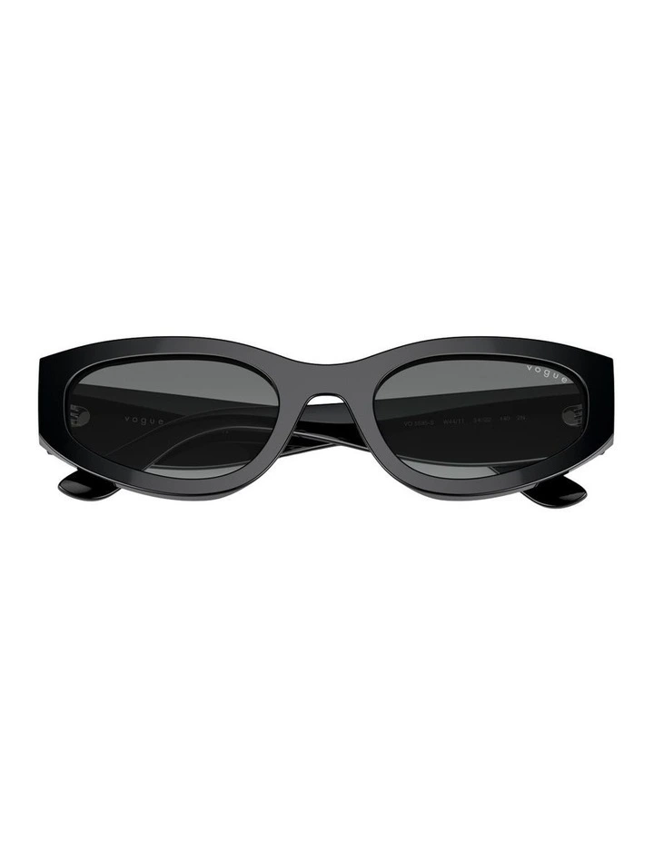 Acetate Sunglasses in Black image 3