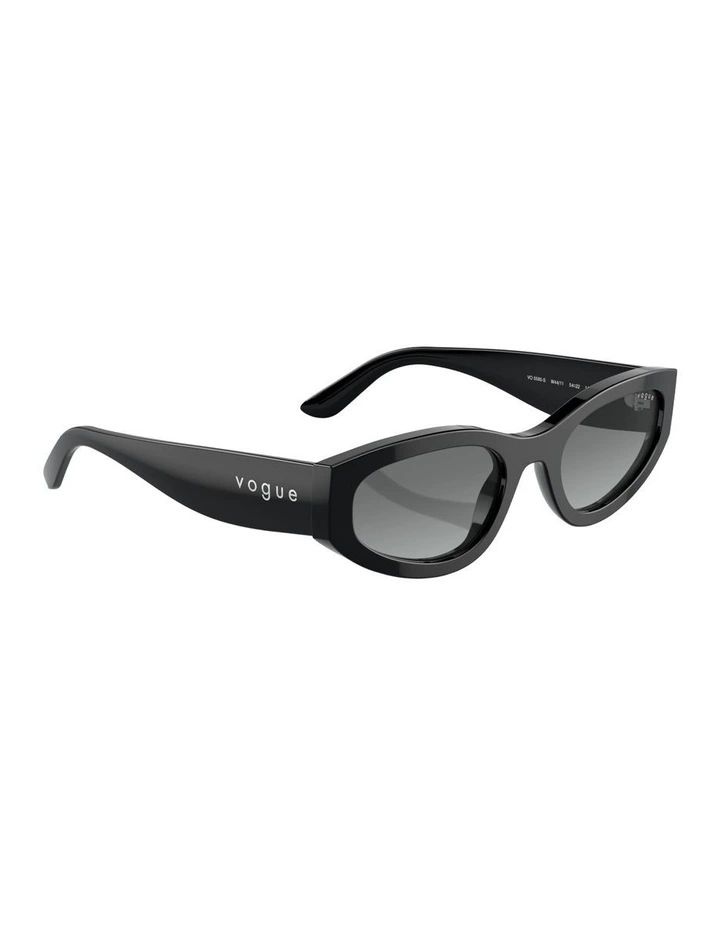Acetate Sunglasses in Black image 4