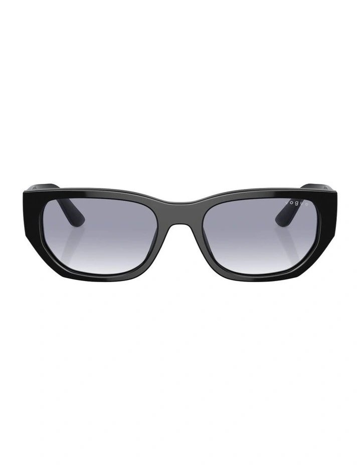 Acetate Sunglasses in Black image 1