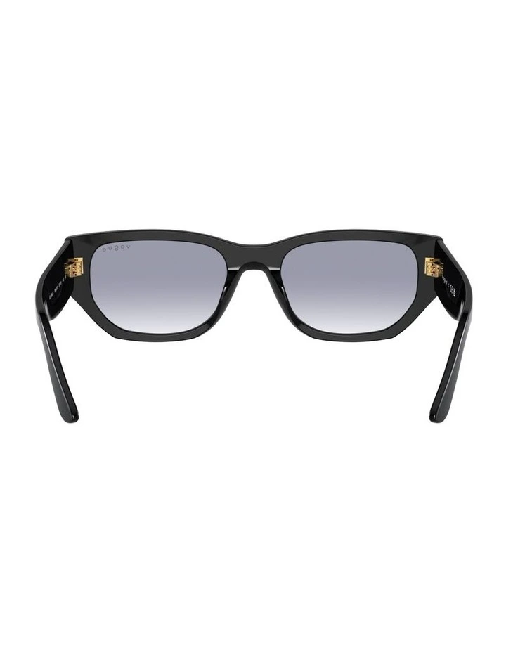 Acetate Sunglasses in Black image 3
