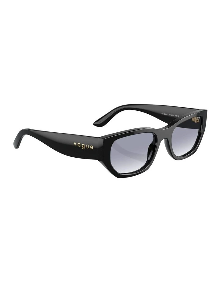 Acetate Sunglasses in Black image 5