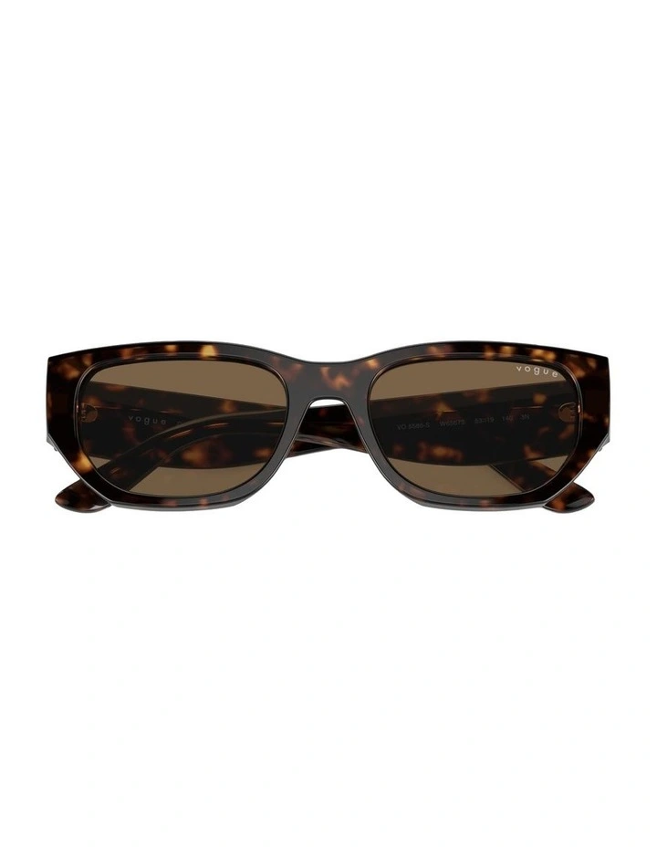 Acetate Sunglasses in Brown image 4