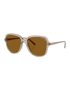 Nylon Polarised Sunglasses in Brown