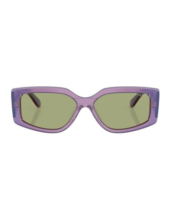 Acetate Sunglasses in Violet image 2