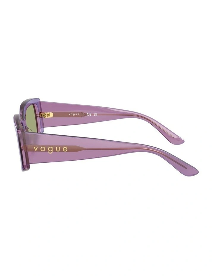 Acetate Sunglasses in Violet image 3