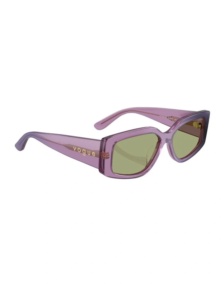 Acetate Sunglasses in Violet image 5
