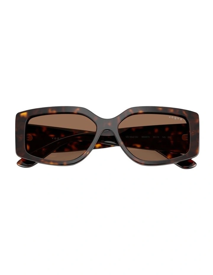 Acetate Sunglasses in Brown image 4