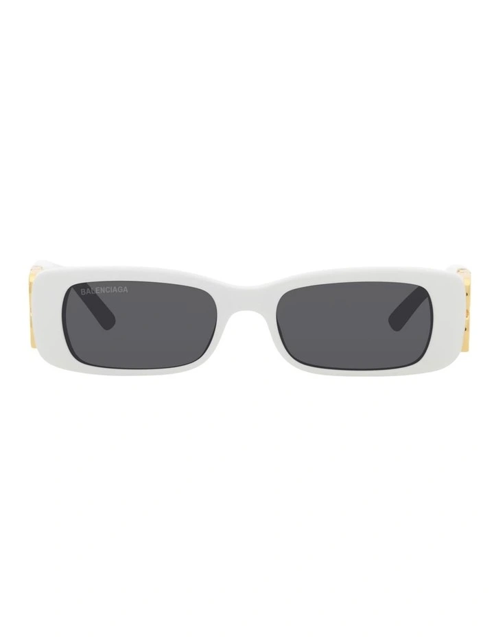 Balenciaga BB0096S Acetate Sunglasses in White image 2