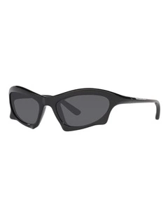 Balenciaga BB0229S Injected Sunglasses in Black
